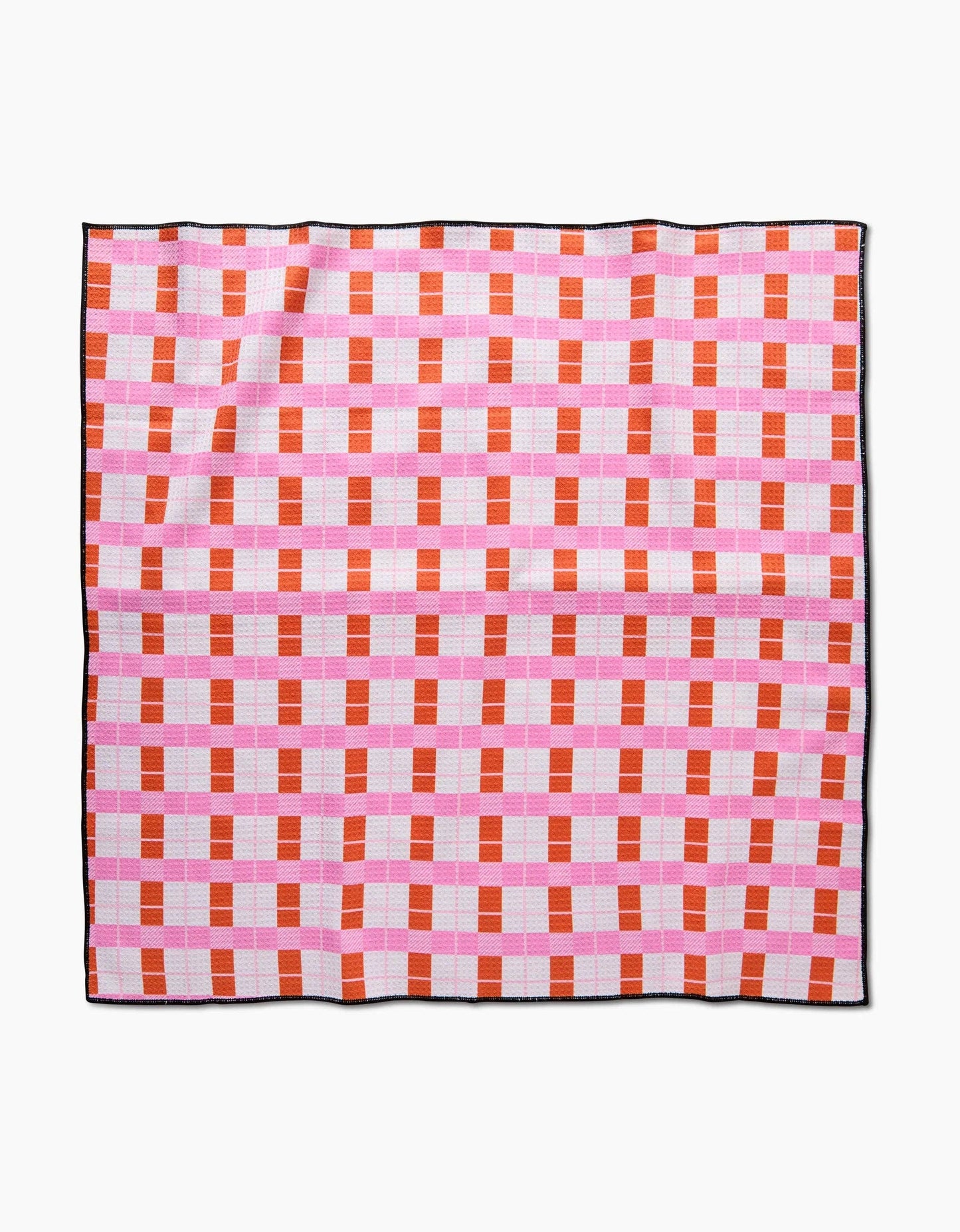 Geometry - Red Pink Plaid