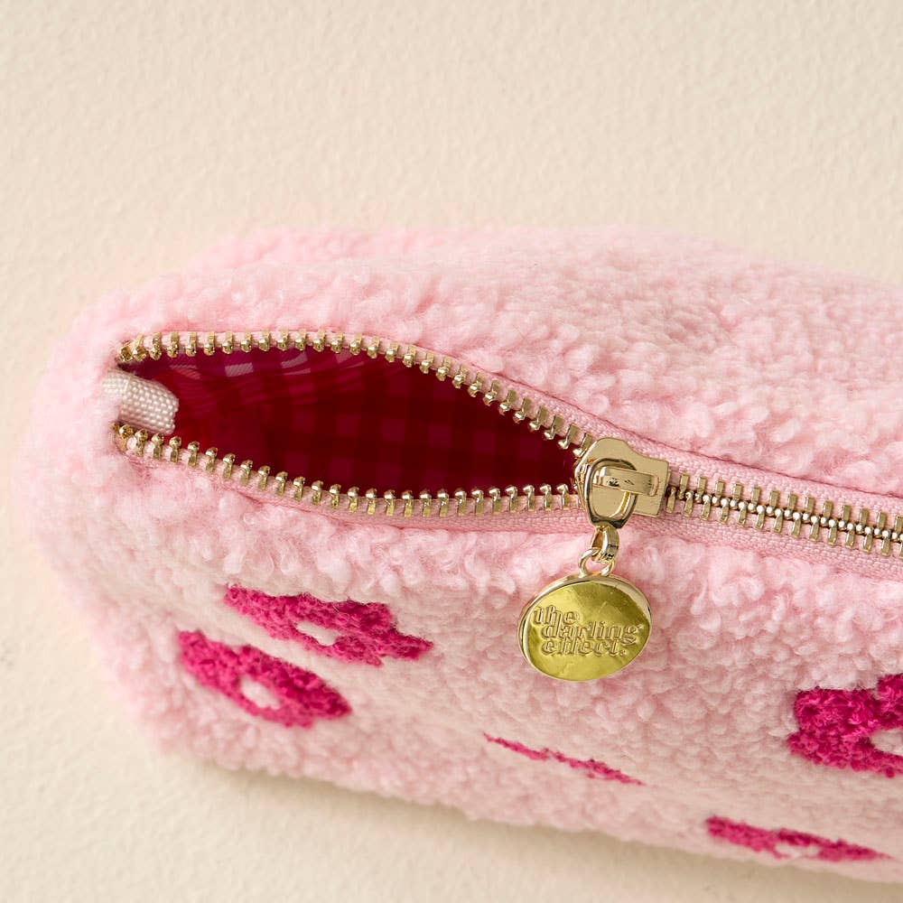 The Darling Effect - Teddy Pouch - Pink Flower