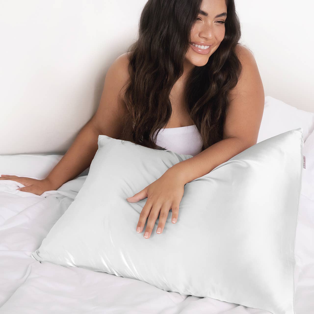 KITSCH - Satin King Pillowcase - Ivory