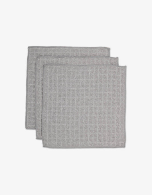 Geometry - Stone Waffle Washcloth Set