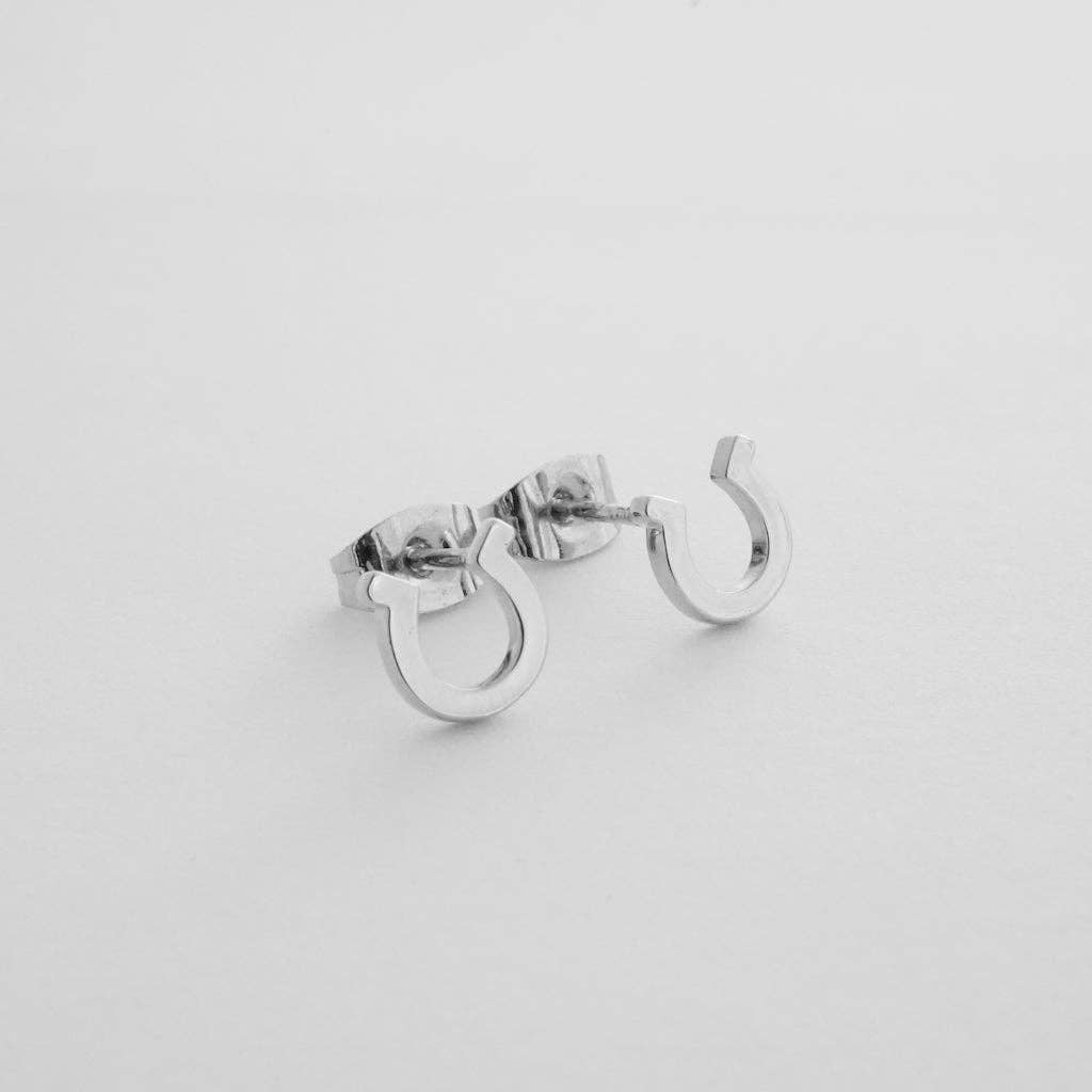 Honeycat Jewelry - Horseshoe Studs