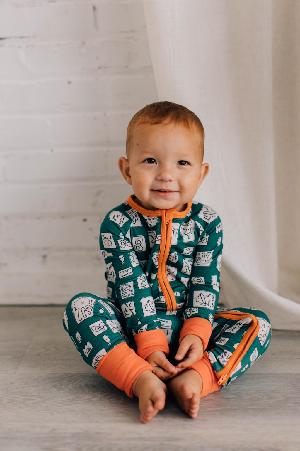 Tangerine Rêve - Milk & Cereal Spread Convertible Romper