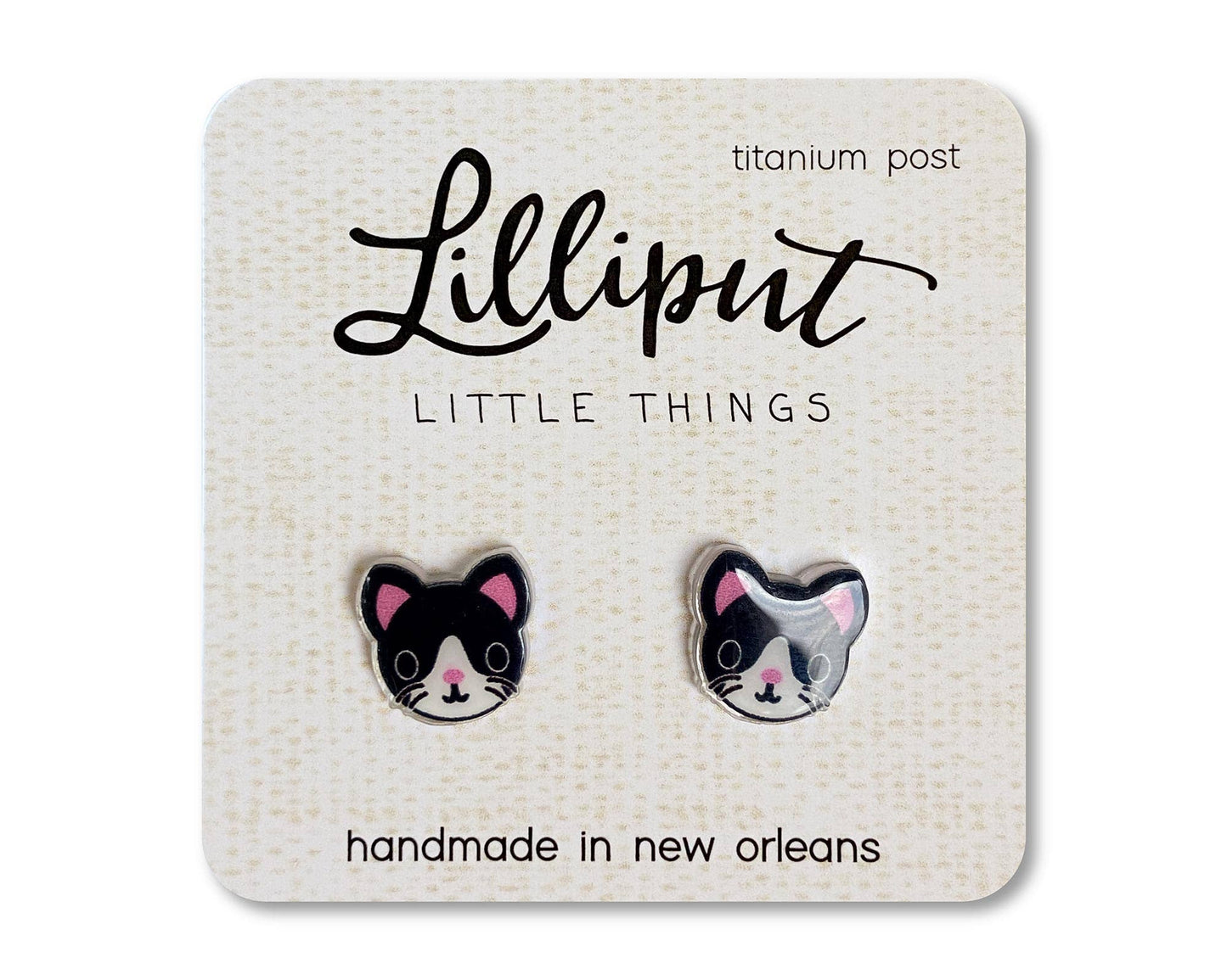 Lilliput Little Things - Kitty Cat Earrings