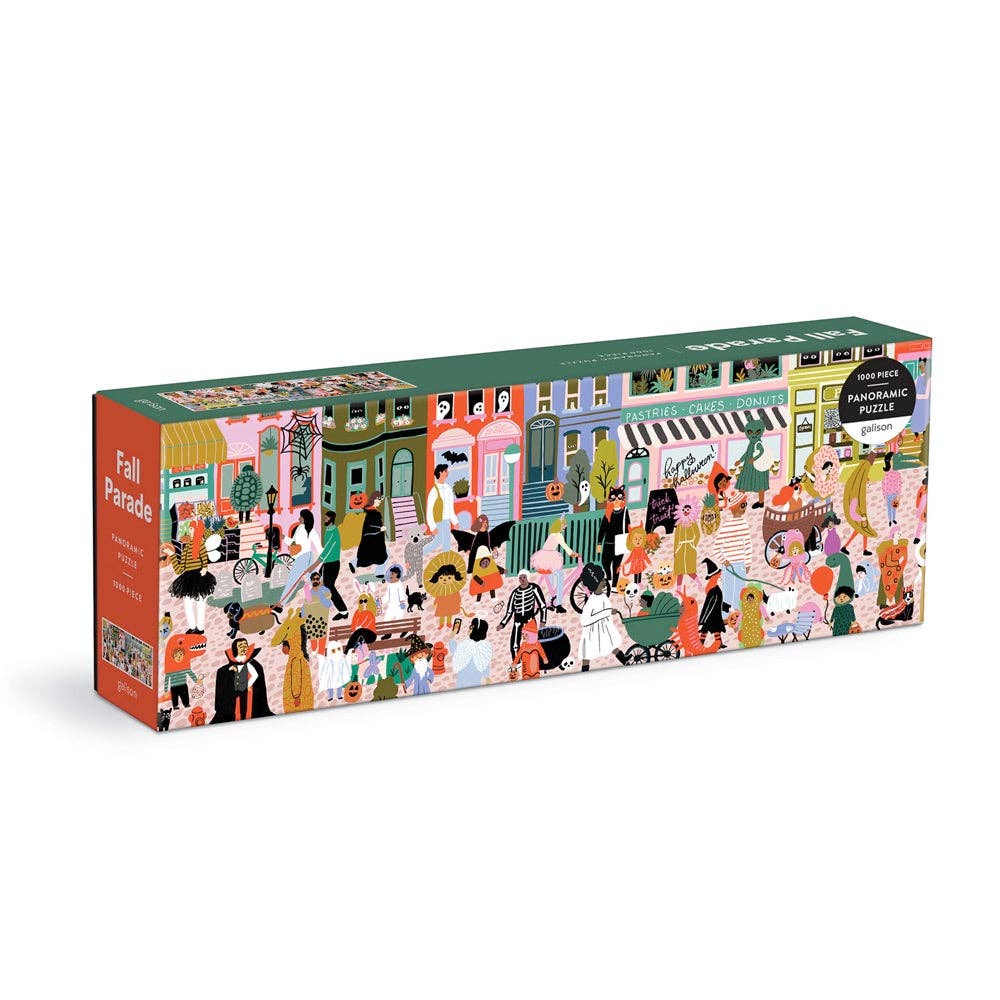 Chronicle Books - Fall Parade 1000 Piece Panoramic Puzzle