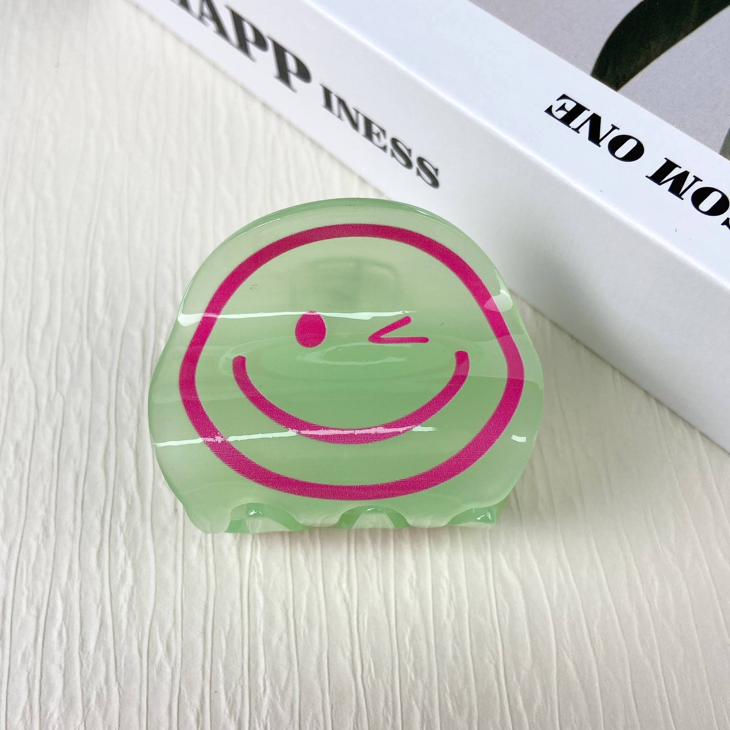 mildstyles - Lovely Smiley Face Hair Claw Clip