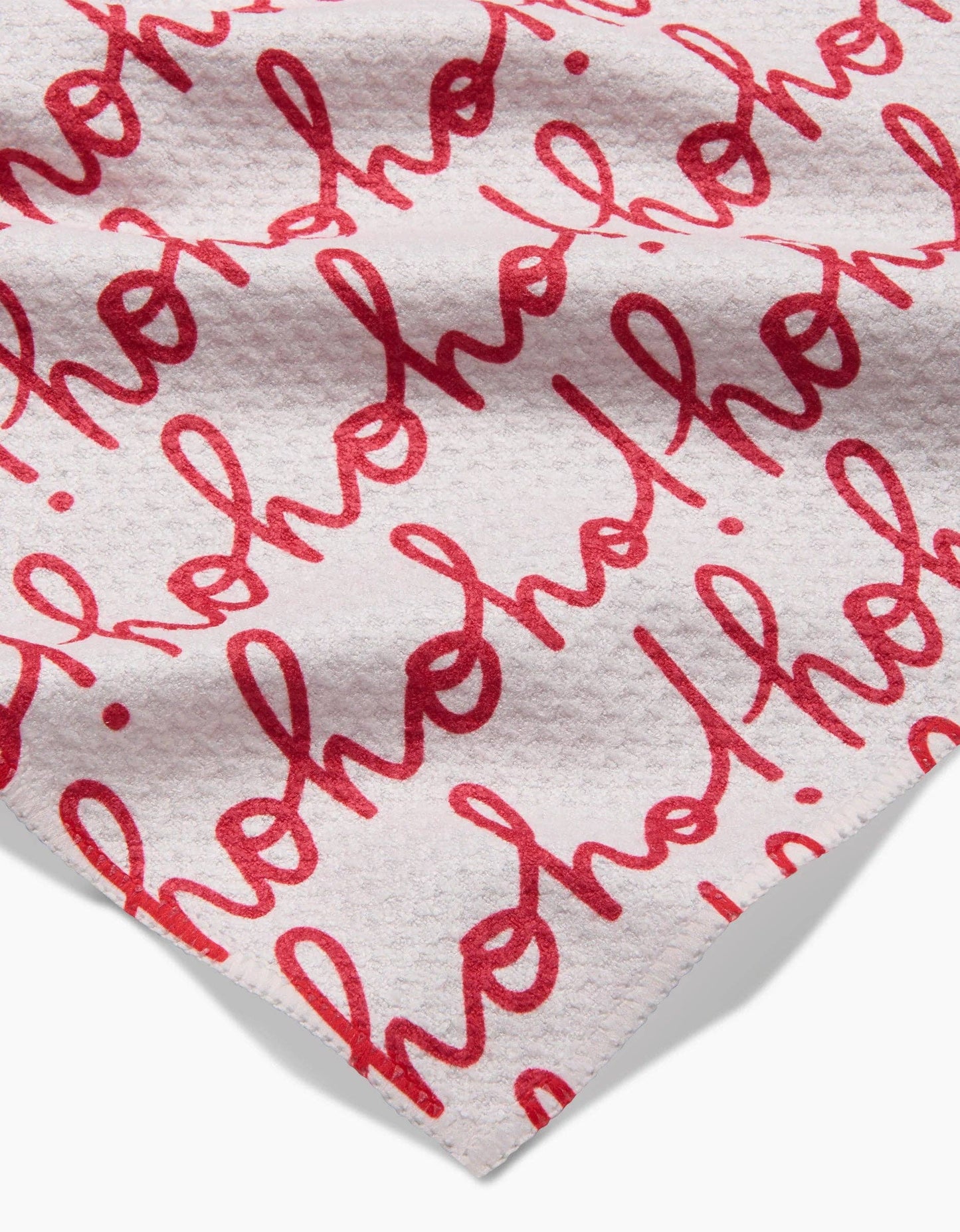 Geometry - Ho Ho Holiday Red Bar Towel