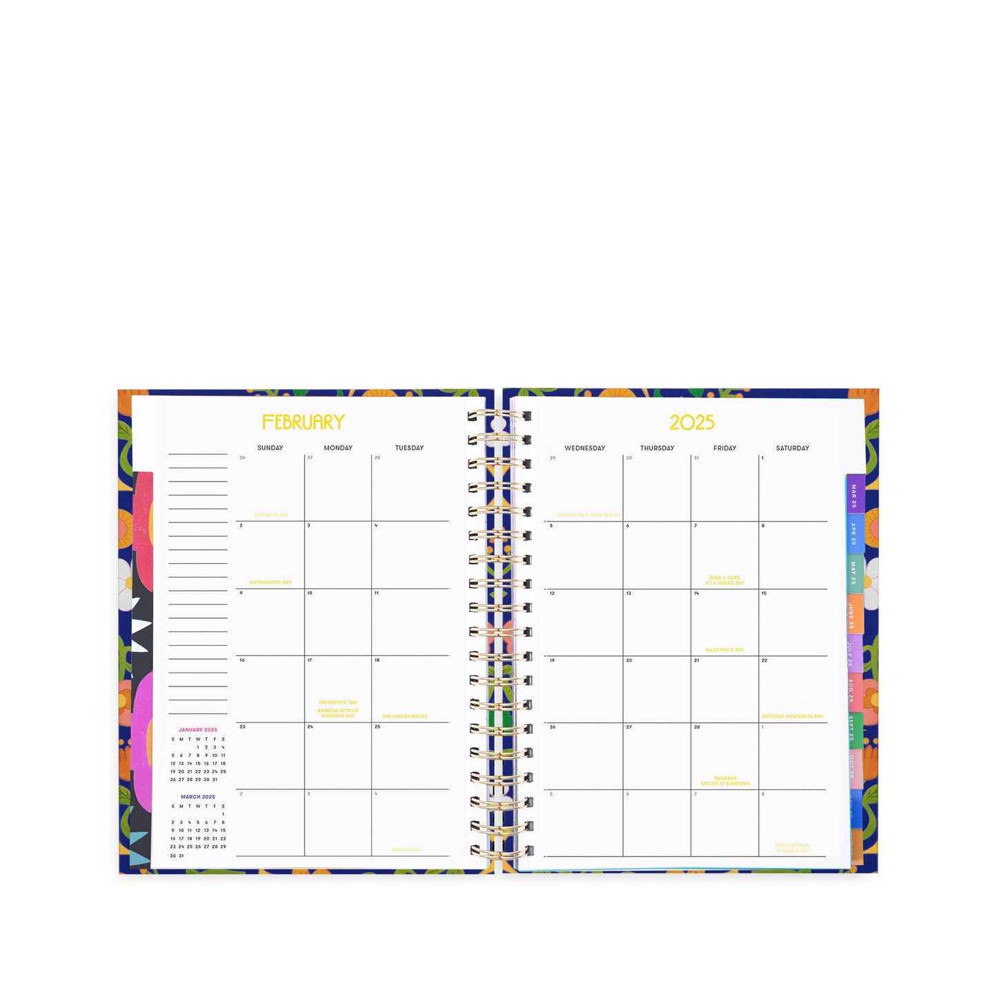 Ban.do - 12 Month Medium Planner, Flowers and Plants