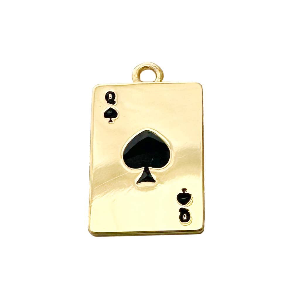 Honeycat Jewelry - Queen of Hearts Playing Card Charm (for charm bar!)