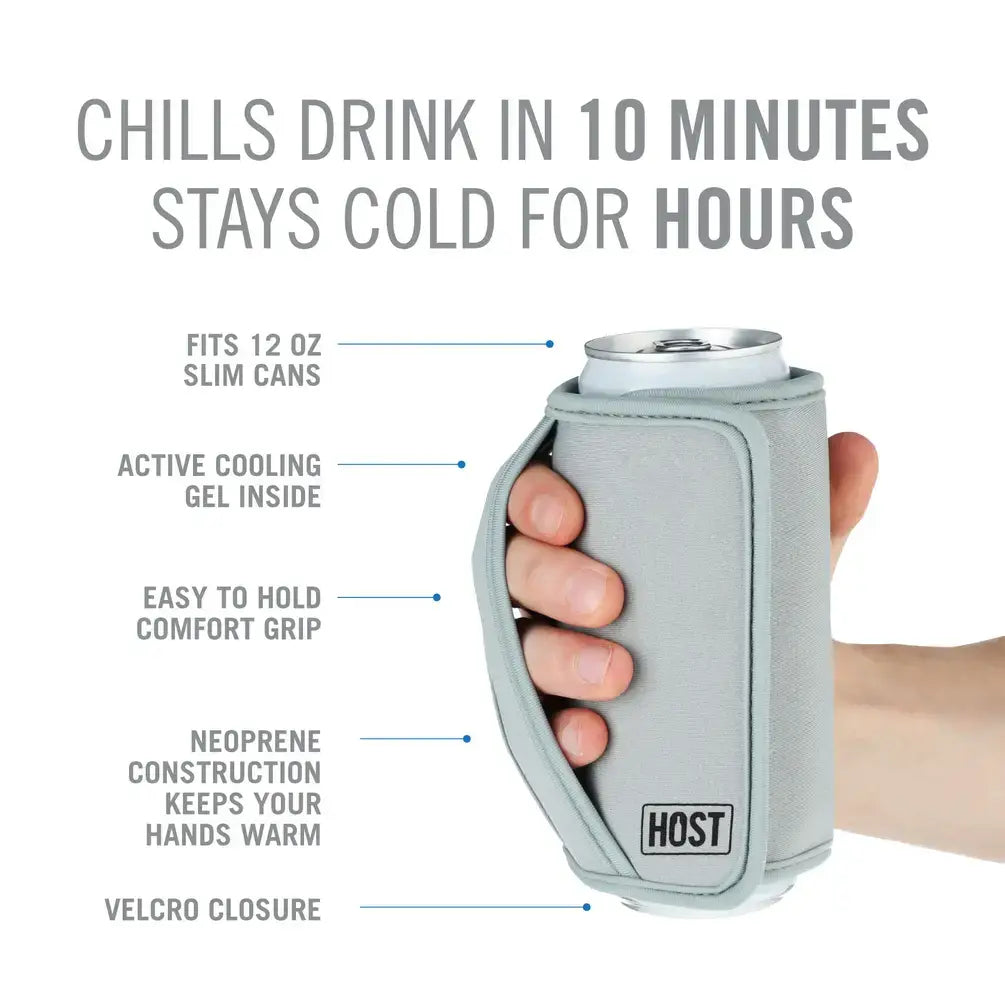 HOST - Insta-Chill Sleeve w/ Cooling Gel - Slim Cans