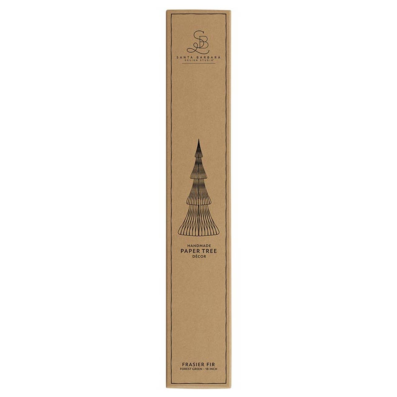 Santa Barbara Design Studio by Creative Brands - Paper Tree - Frasier Fir Forest Green 18"