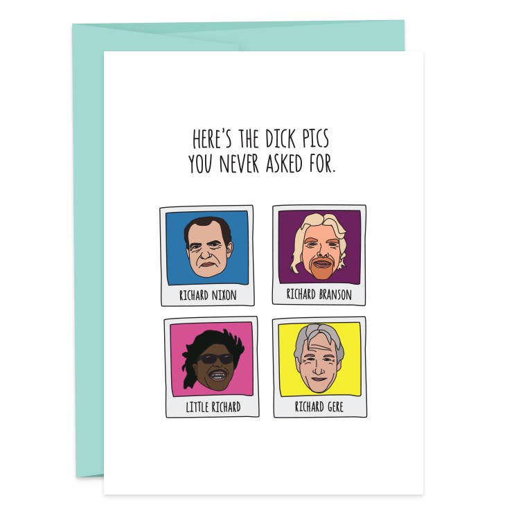 Humdrum Paper - Dick Pics Greeting Card