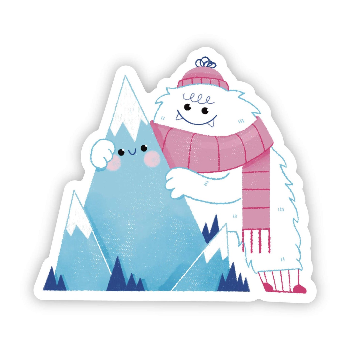 Big Moods - Yeti and Mountain Friends Sticker