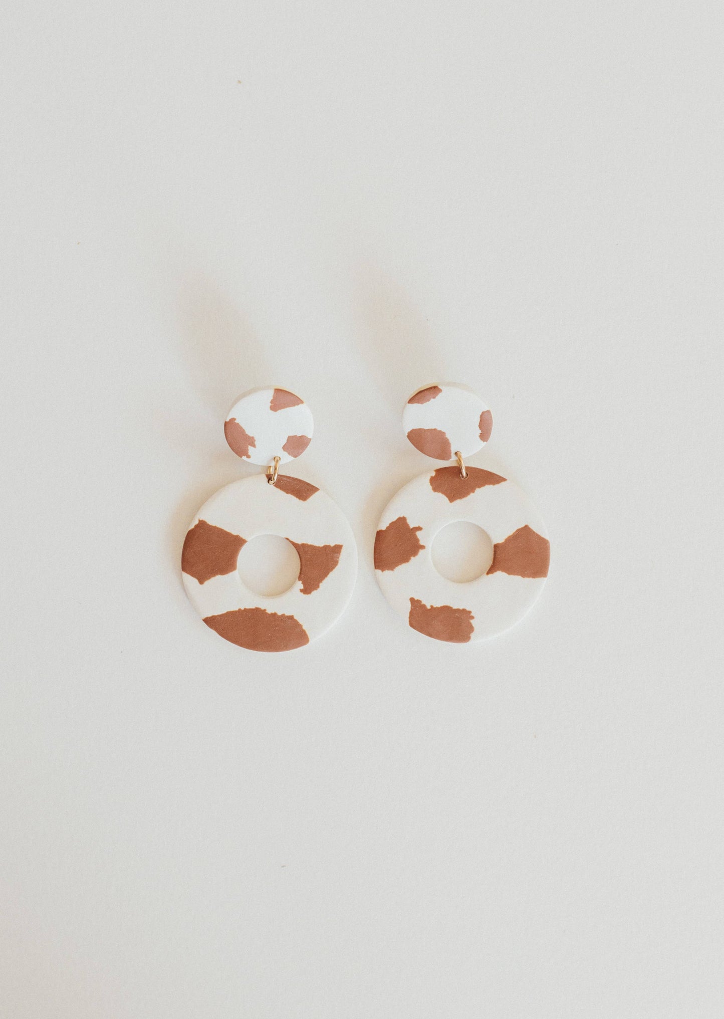 Audrey Harper Co - Circle terrazzo clay earrings