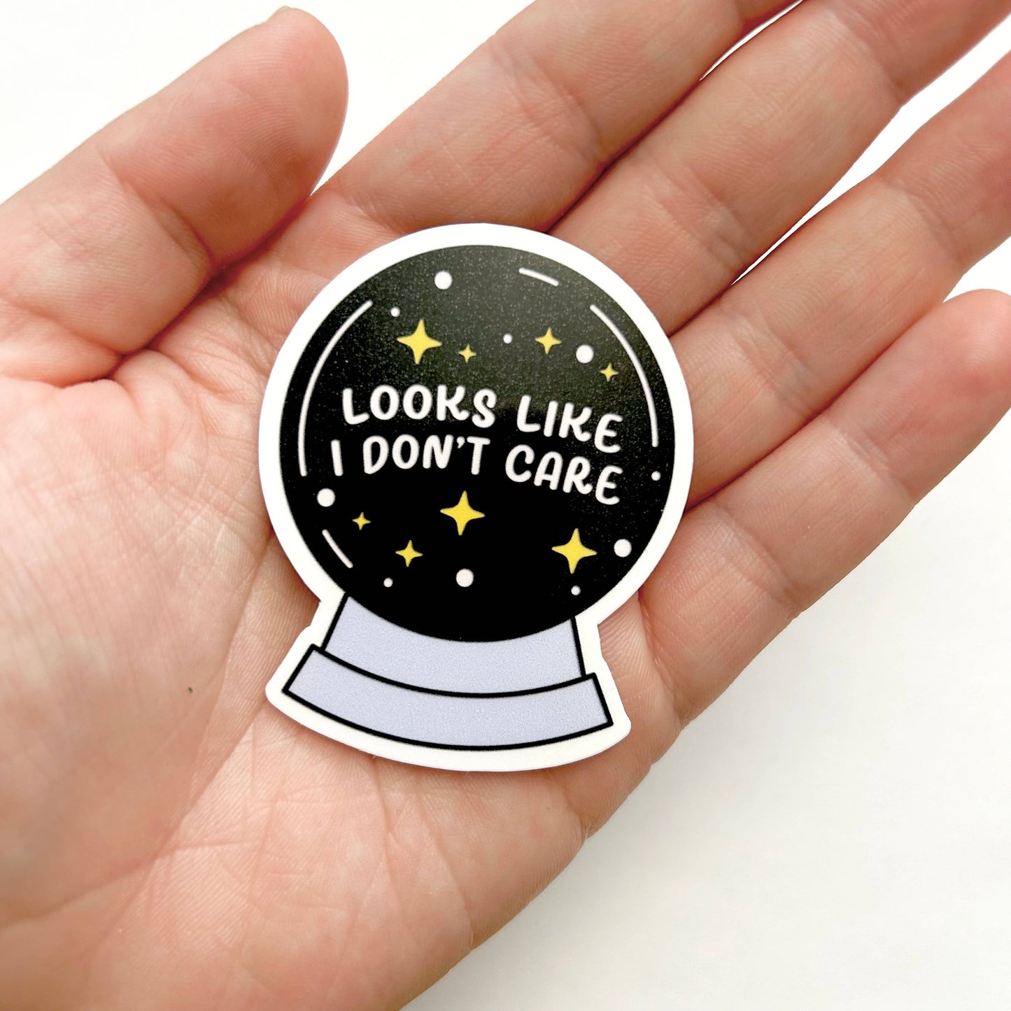Juni and Company - Looks Like I Don't Care Sticker Magic Ball - Witchy Stickers
