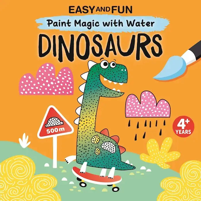 Wellspring - Painting Book - Paint Magic with Water: Dinosaurs