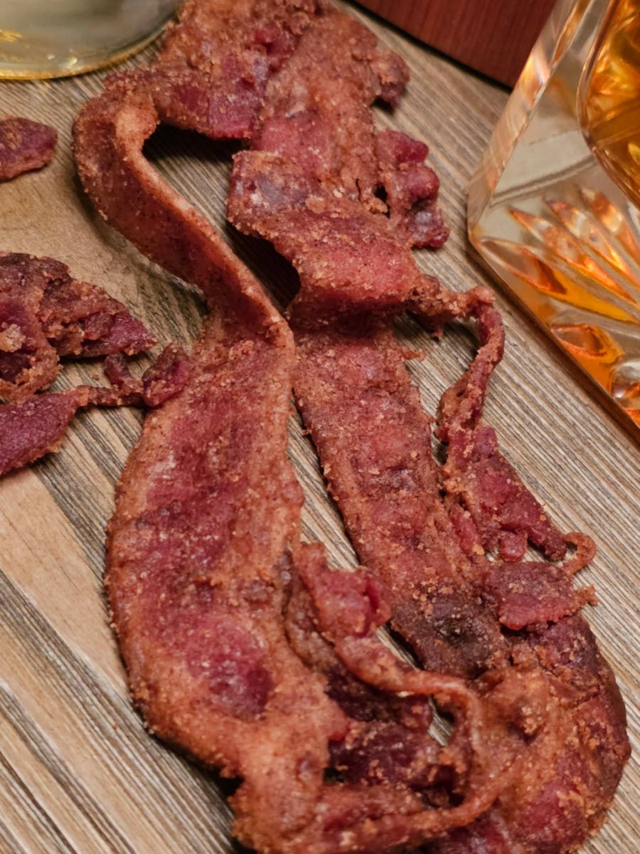 Boozy Jerky - Peanut Butter and Cinnamon Whiskey BACON Boozy Jerky