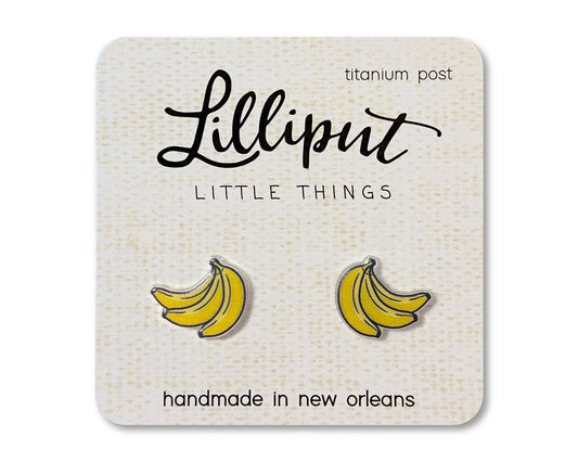 Lilliput Little Things - Banana Earrings