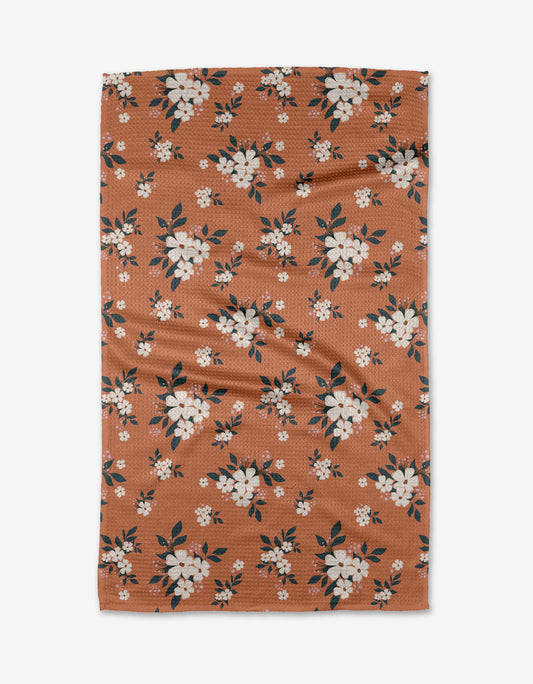 Geometry - Flowers in the Field Tea Towel