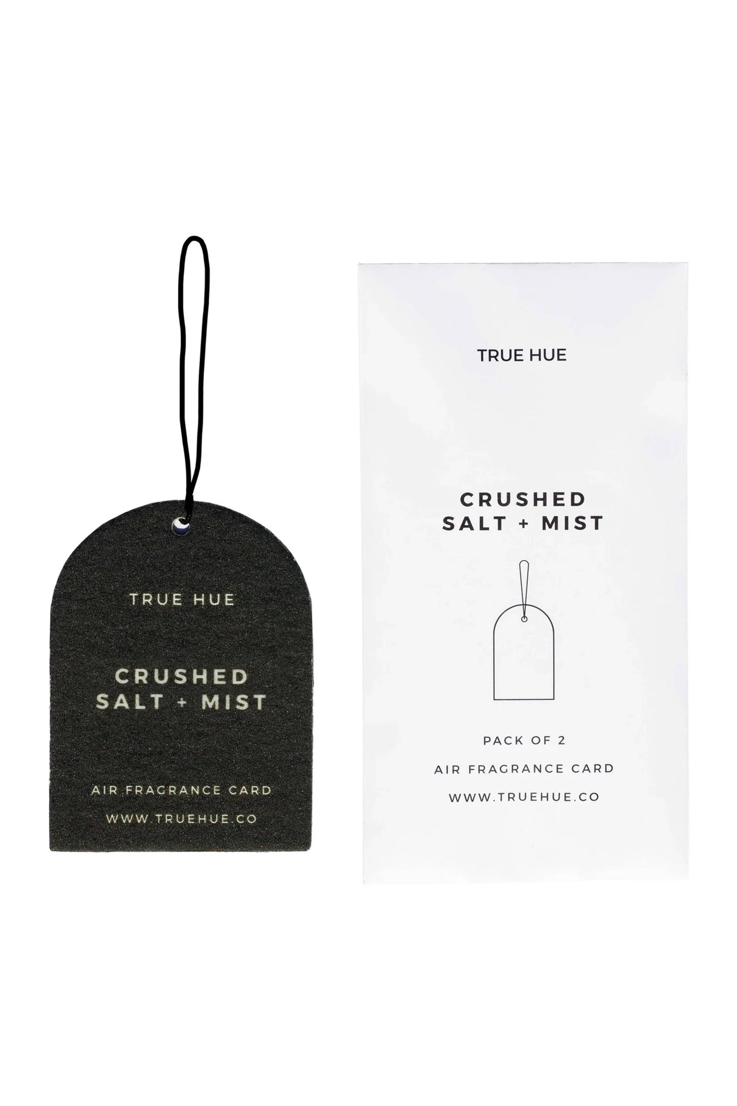 True Hue - Crushed Salt + Mist Air Fragrance Card, Pack of 2