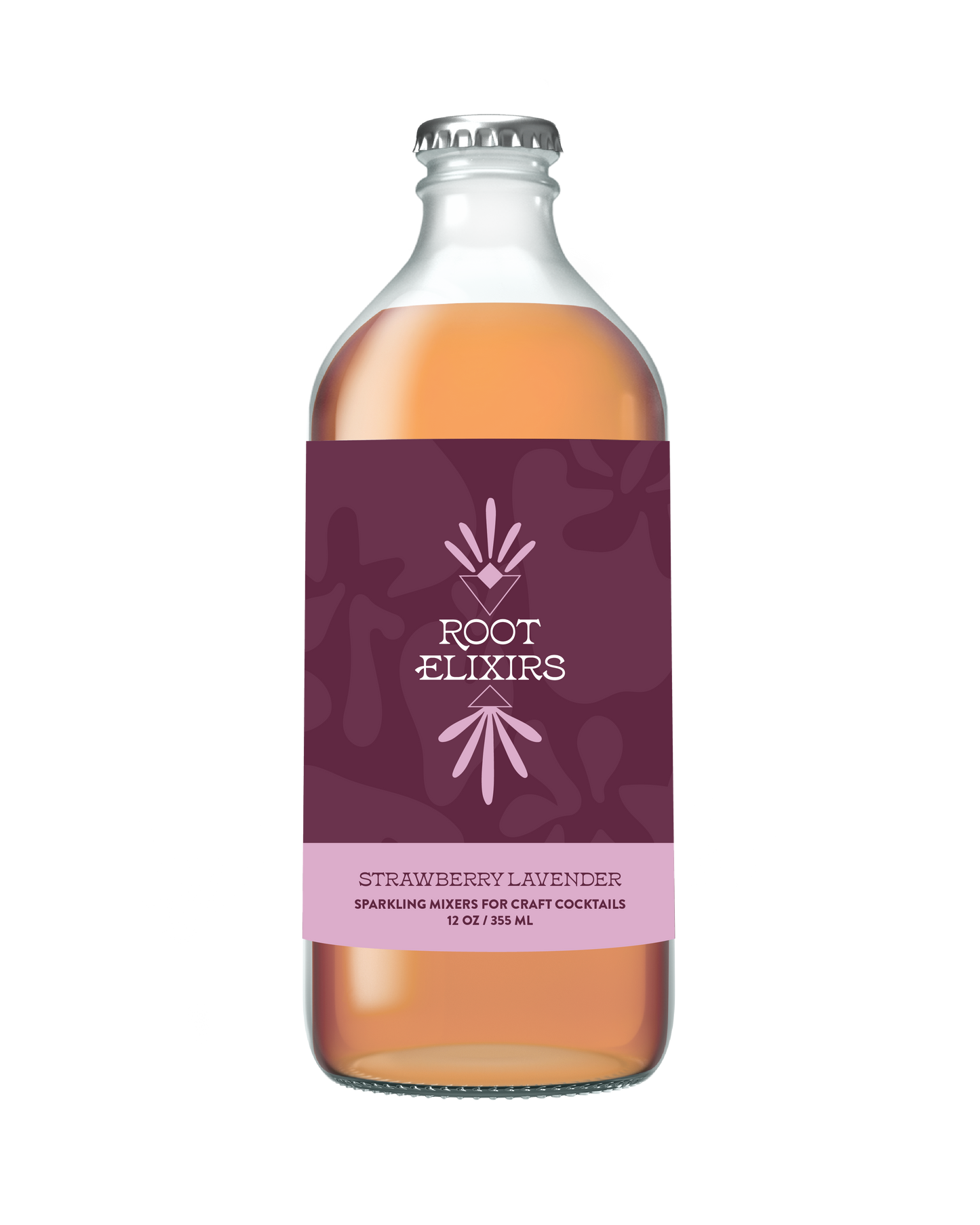 Root Elixirs - Root Elixirs Sparkling Strawberry Lavender Cocktail Mixer