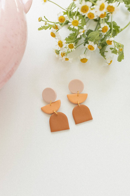 Audrey Harper Co - Burnt orange ombré earrings