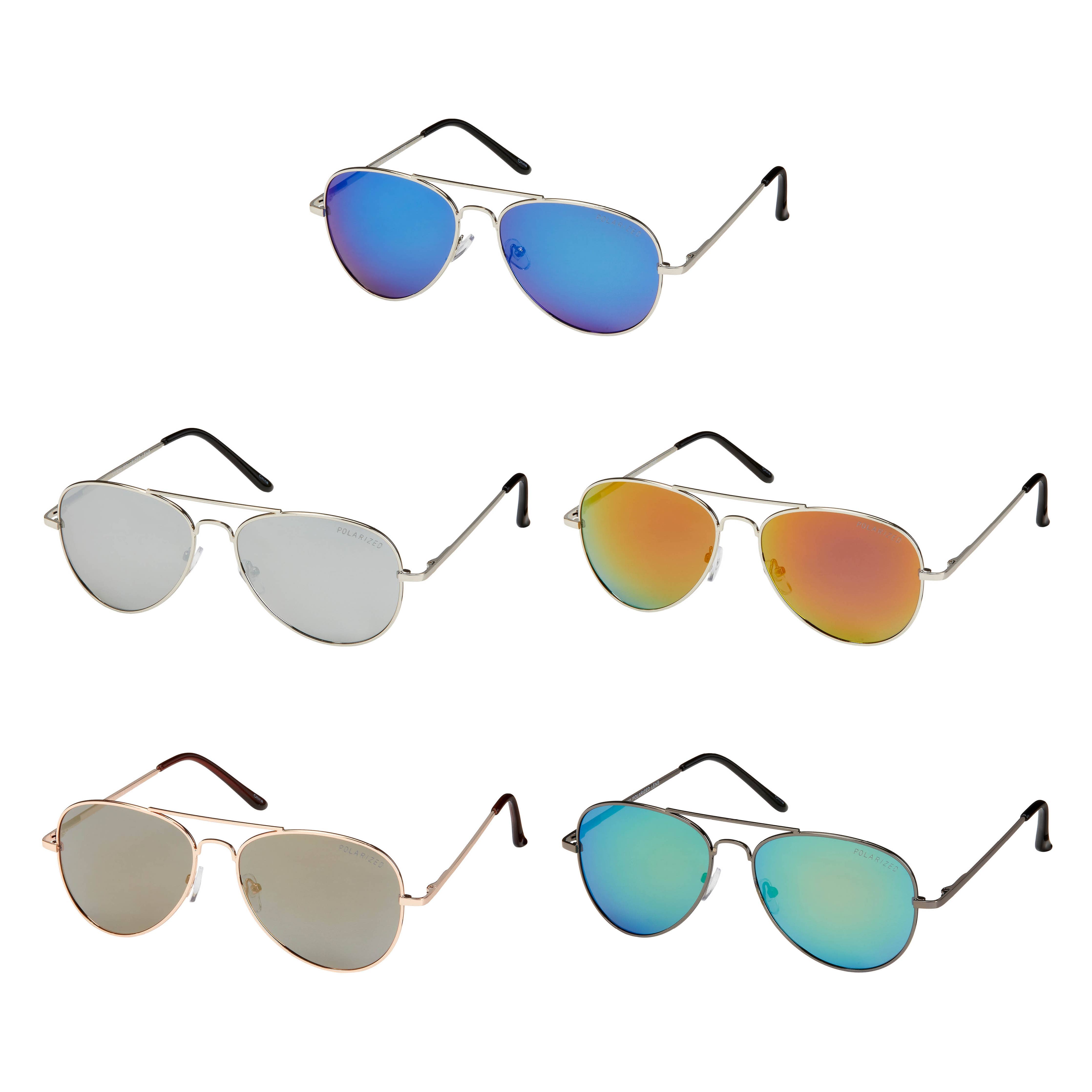 Minimal Block Sunglasses, Multi – Bliss & Belle Boutique