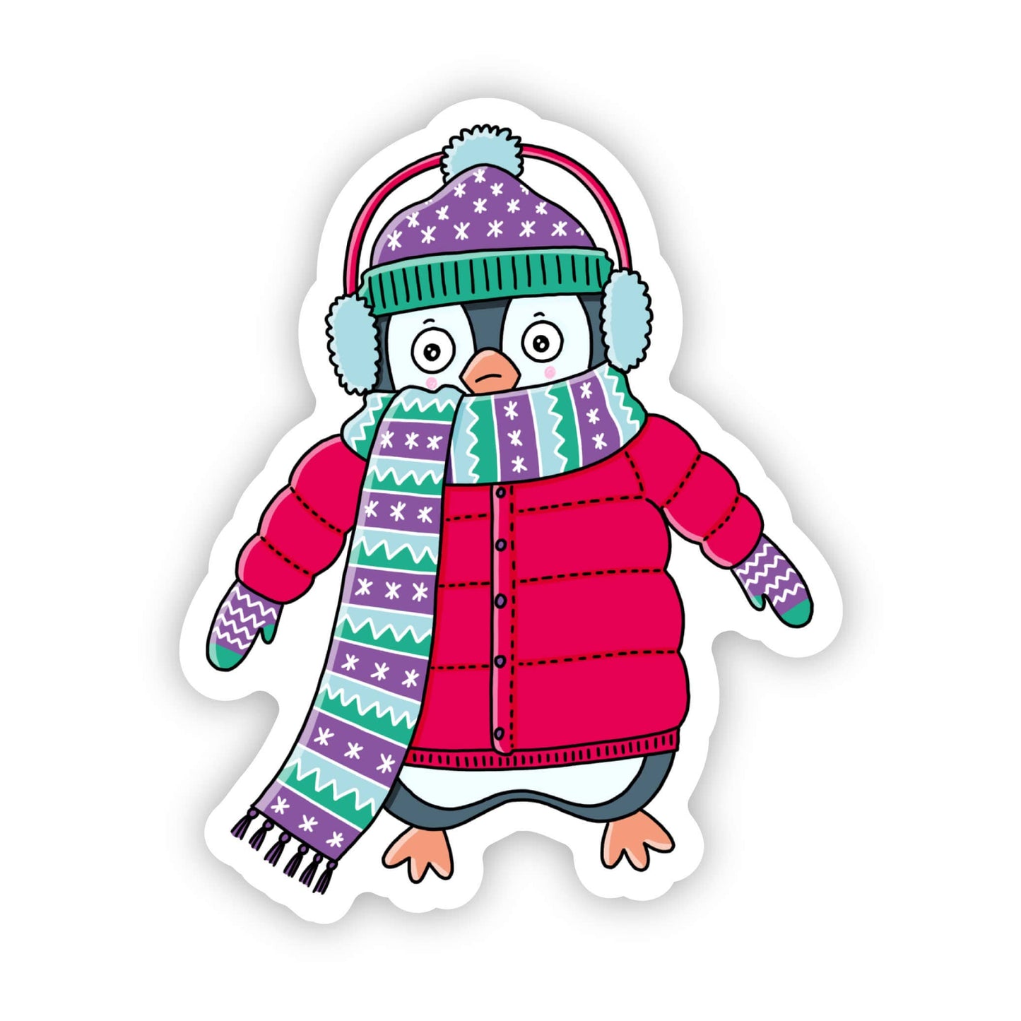 Big Moods - Cold Penguin Sticker