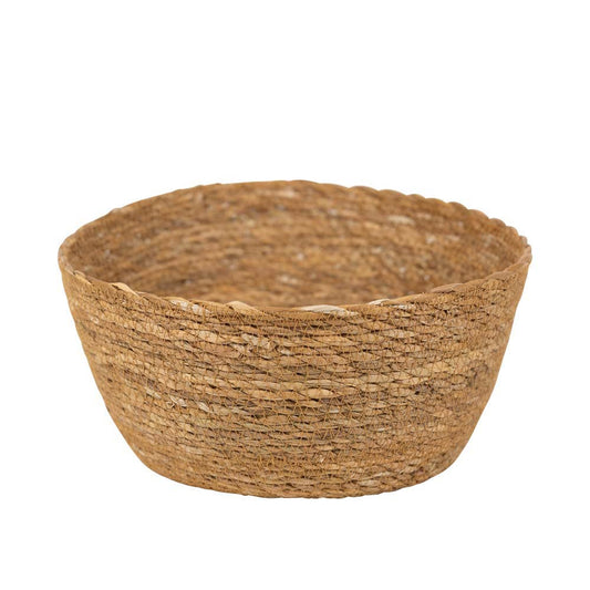 Ten Thousand Villages - Hogla Basket Bowl (LG) - homebody