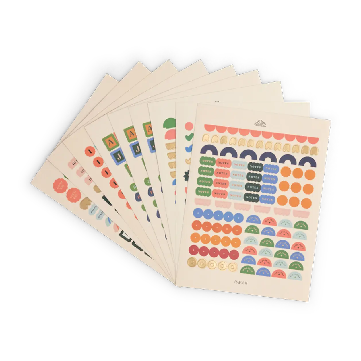 Papier - Stick-to-Its Planner Stickers - 9 sheets