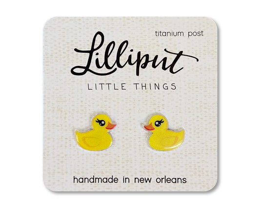 Lilliput Little Things - Rubber Ducky Earrings