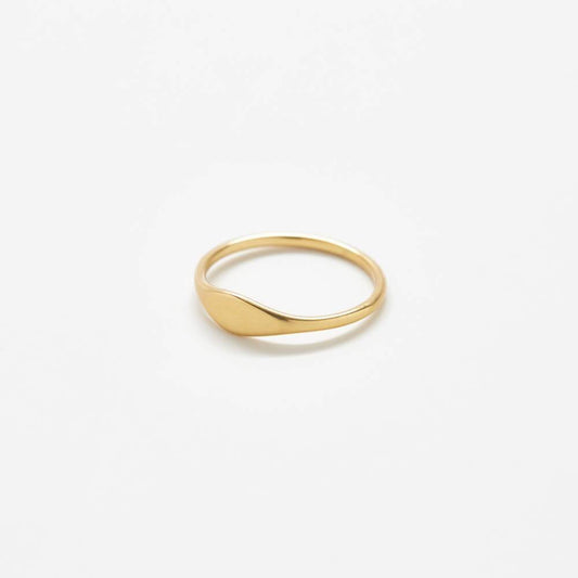 Admiral Row - Gold Mini Signet Ring