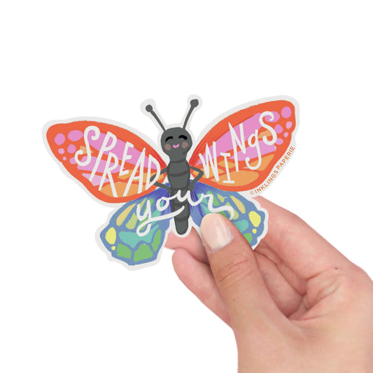 Inklings Paperie - Vinyl Sticker - Butterfly