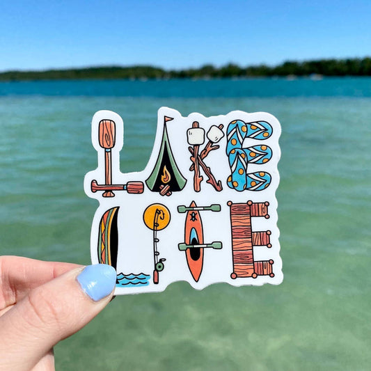 Big Moods - Lake Life Lettering Sticker