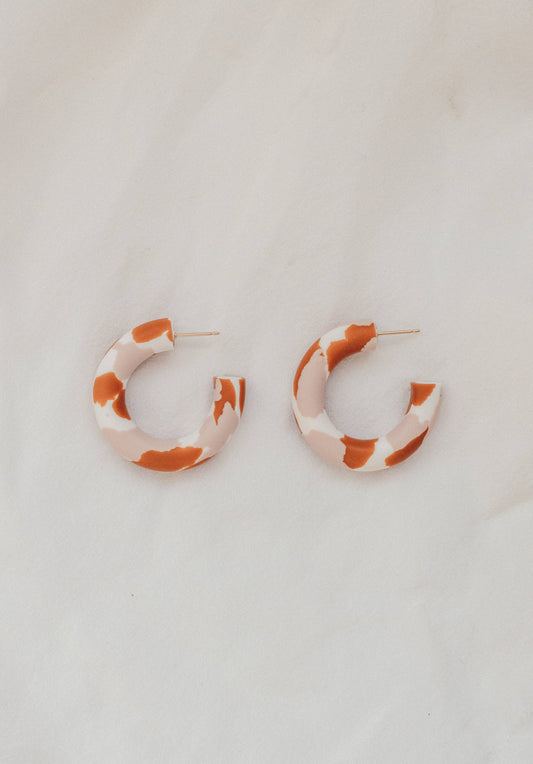 Audrey Harper Co - Terrazzo Clay Hoop Earrings