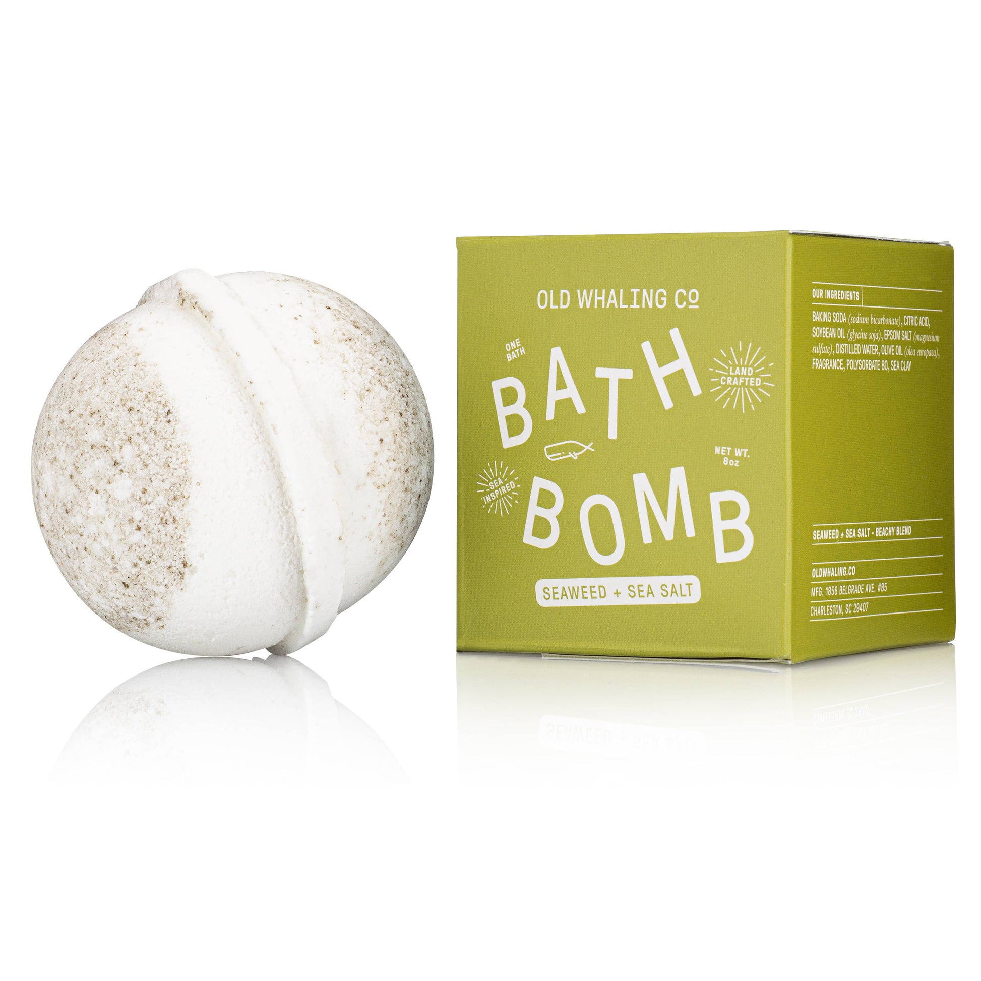 Old Whaling Company - Seaweed & Sea Salt Bath Bomb - homebody