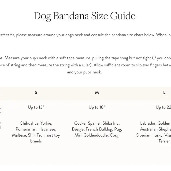 The Foggy Dog - Upcycled Denim Sustainable Dog Bandana