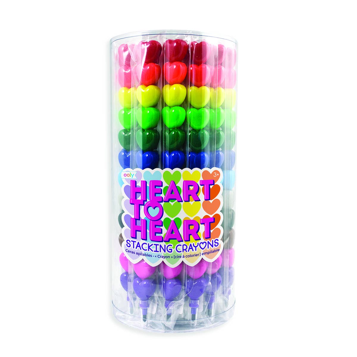 OOLY - Heart to Heart Stacking Crayons -