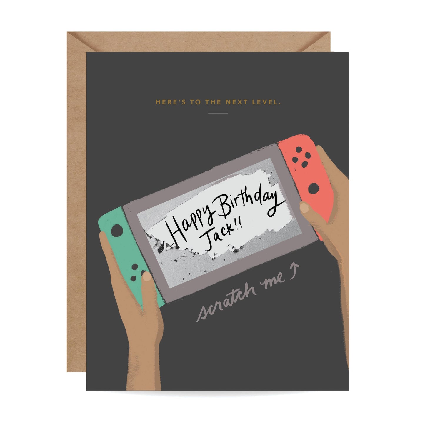 Inklings Paperie - Next Level Scratch-off Birthday Card