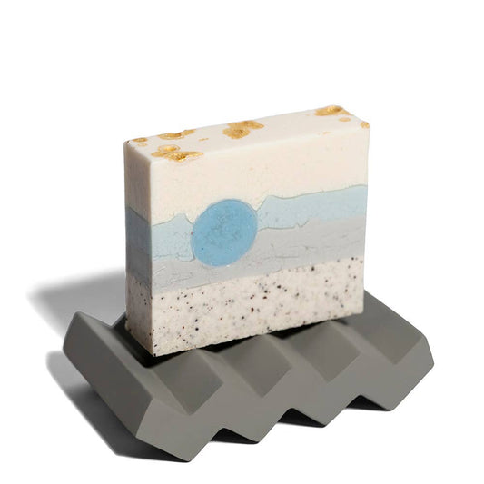 FinchBerry - Modern Cement Soap Dish - Gray