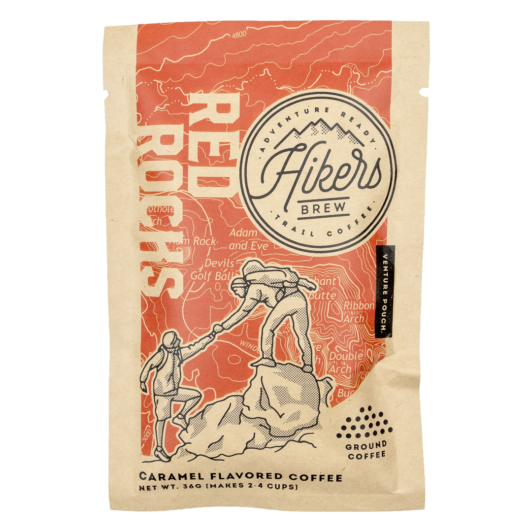 Red Rocks - Salted Caramel Flavored Coffee - Venture Pouch