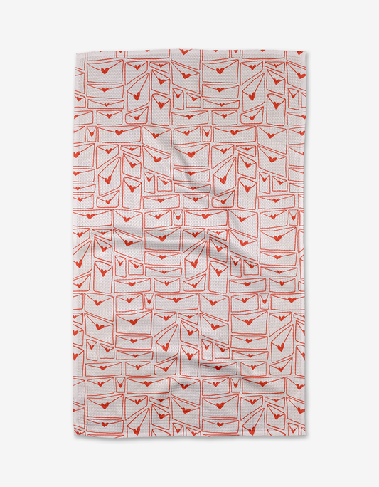 Geometry - Letters of Love Tea Towel