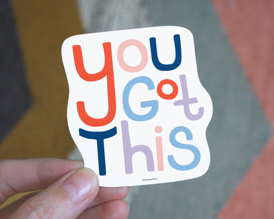 Free Period Press - You Got This Vinyl Sticker