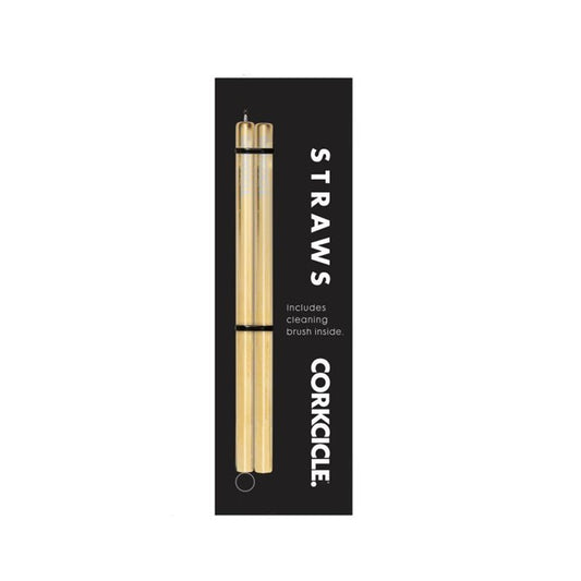 Straw Set - Cocktail - Gold