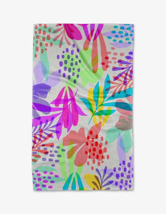 Geometry - Botanical Burst Tea Towel