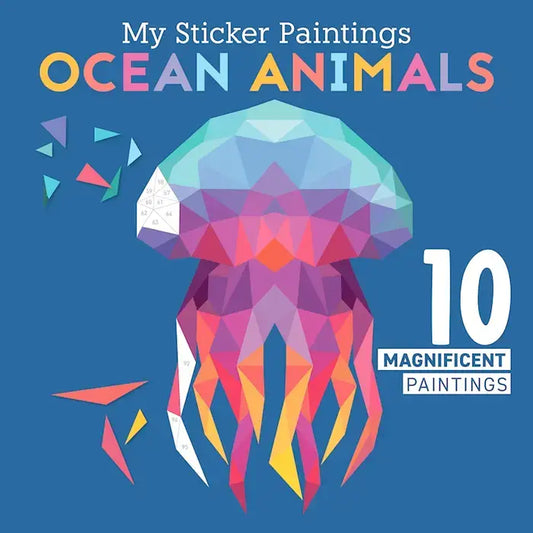 Wellspring - Activity Book - My Sticker Paintings: Ocean Animals