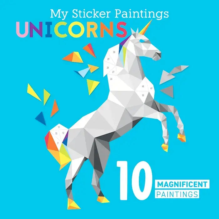 Wellspring - Activity Book - My Sticker Paintings: Unicorns