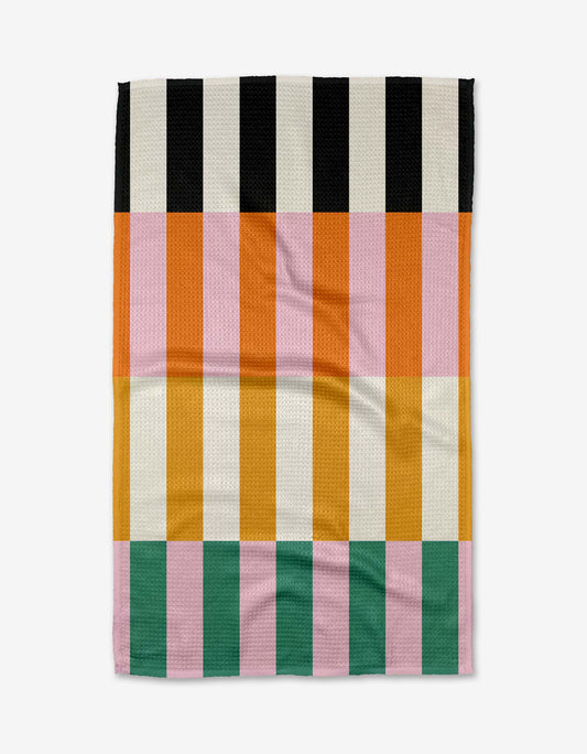 Geometry - Stacked Stripes Tea Towel